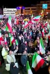 „Moarte Americii, moarte Israelului”. Mulţimea din Teheran a sărbătorit armistiţiul în stradă, arzând steaguri americane şi israeliene - VIDEO