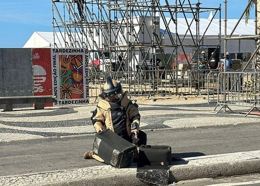 Un ”dispozitiv exploziv”, ”retras” de poliţie de pe promenada de la Copacabana, cu câteva săptămâni înaintea unui megaconcert gratuit al lui Shakira