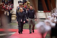 Volodimir Zelenski îşi continuă turneul european în Italia, unde s-a întâlnit cu Giorgia Meloni. Prioritatea nr. 1 a Ucrainei în acest moment este apărarea antiaeriană