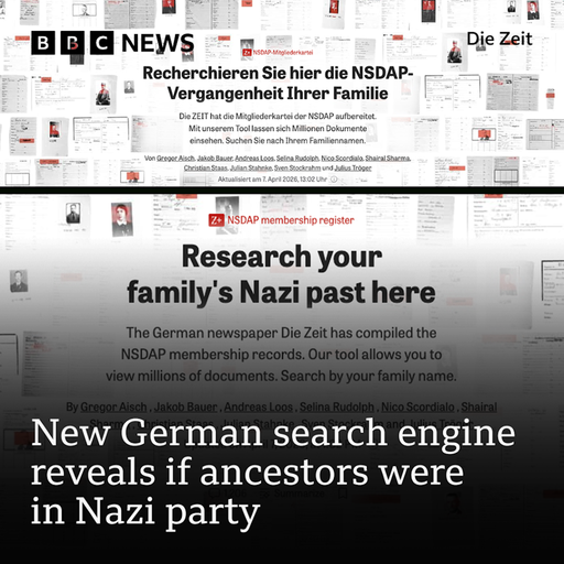 Un nou motor de căutare din Germania permite utilizatorilor verificarea dacă rudele au fost membri ai partidului nazist