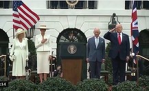 Regele Charles a fost primit cu fast la Casa Albă, iar Donald Trump laudă „relaţia specială” dintre Statele Unite şi Regatul Unit - VIDEO