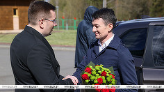 Alexandru Balan a fost întâmpinat cu flori în Belarus şi prezentat de presa de la Minsk drept „spion belarus repatriat”