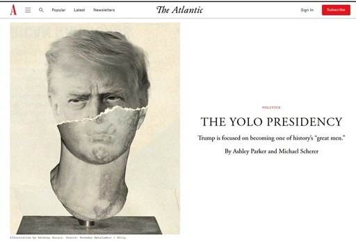 Trump se consideră ”cel mai puternic om din toate timpurile” şi se plasează alături de cei mai mari cuceritori din istorie, dezvăluie The Atlantic