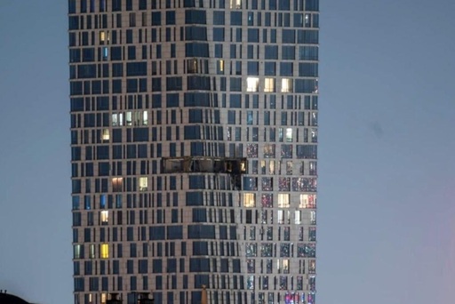 Imobil rezidenţial avariat la Moscova, într-un atac ucrainean cu dronă, înaintea defilării de la 9 Mai, anunţă Sobianin