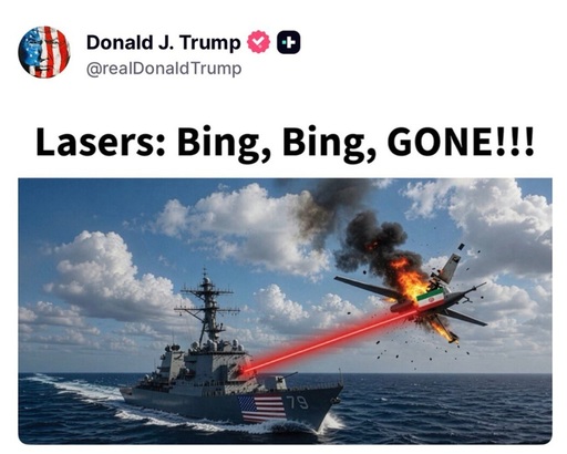 O frenezie a lui Trump pe Truth Social, ”Lasers: Bing, bing”, relansează zvonuri despre sănătatea sa mentală