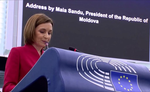 Maia Sandu, decorată cu Ordinul European de Merit: „Această distincţie aparţine oamenilor din Moldova” / Apel către instituţiile şi statele UE: Permiteţi Republicii Moldova să înainteze pe drumul său european - VIDEO