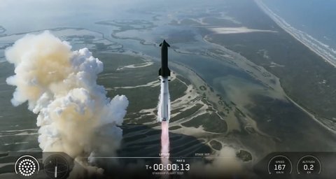 Versiunea modernizată Starship V3 a SpaceX a finalizat cu succes primul zbor de testare