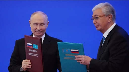 Putin şi Toqaev semnează un acord în vederea construirii primei centrale nucleare în Kazahstan. Moscova acordă Astanei un împrumut de 16,5 mld. $ în vederea lansării construirii centralei de către Rosatom pe malul Lacului Balhaş