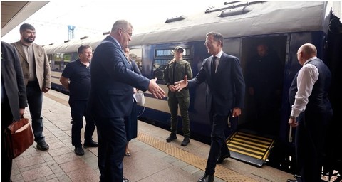 Şeful NATO, Mark Rutte, se află la Kiev