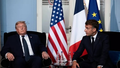 Trump anunţă la Evian că crede că poate ”să facă ceva” cu privire la Războiul din Ucraina şi că Putin şi Zelenski, cu care a discutat la telefon, sunt ”deschişi”. El îi spune lui Macron că ”nu are nevoie de mult ajutor” ca să redeschidă Strâmtoarea Ormuz
