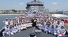 Kim Jong Un anunţă, la introducerea în serviciu a navei de război Choe Hyon, echiparea cu armament nuclear a Marinei şi construirea unor nave de război de o clasă superioară, de 10.000 de tone