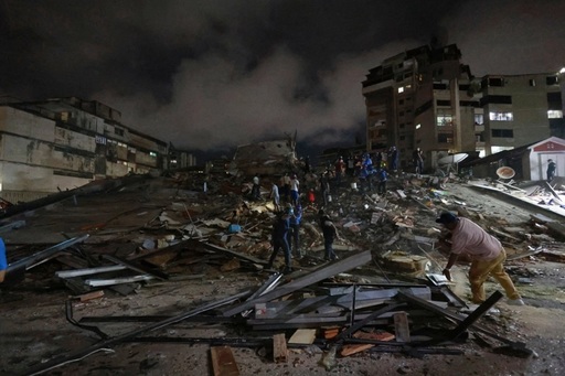 Numărul morţilor din cauza cutremurelor din Venezuela a crescut la aproximativ 235