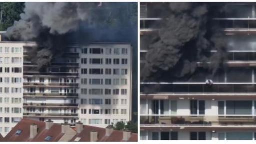 Cel puţin 5 persoane au murit într-un incendiu izbucnit într-un bloc de apartamente din Anvers - VIDEO