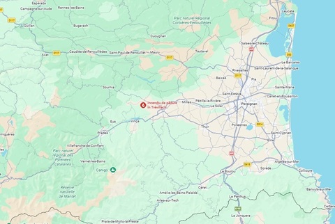 Franţa - Un incendiu în Pirinei a cuprins aproape 1.000 de hectare