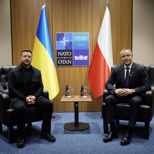 Trecând peste tensiuni, Zelenski şi preşedintele Poloniei au discutat peste o oră la Ankara şi au convenit să continue dialogul