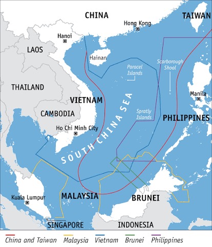 România s-a alăturat altor 13 ţări, printre care SUA, şi a semnat o declaraţie comună privind Marea Chinei de Sud care afirmă că pretenţiile maritime ale Beijingului nu au niciun temei