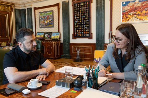 Volodimir Zelenski anunţă remanierea guvernului. Premierul Iulia Svîrîdenko primeşte un alt rol