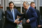 Discuţii între ministrul rus de Externe, Serghei Lavrov, şi secretarul de stat al SUA, Marco Rubio