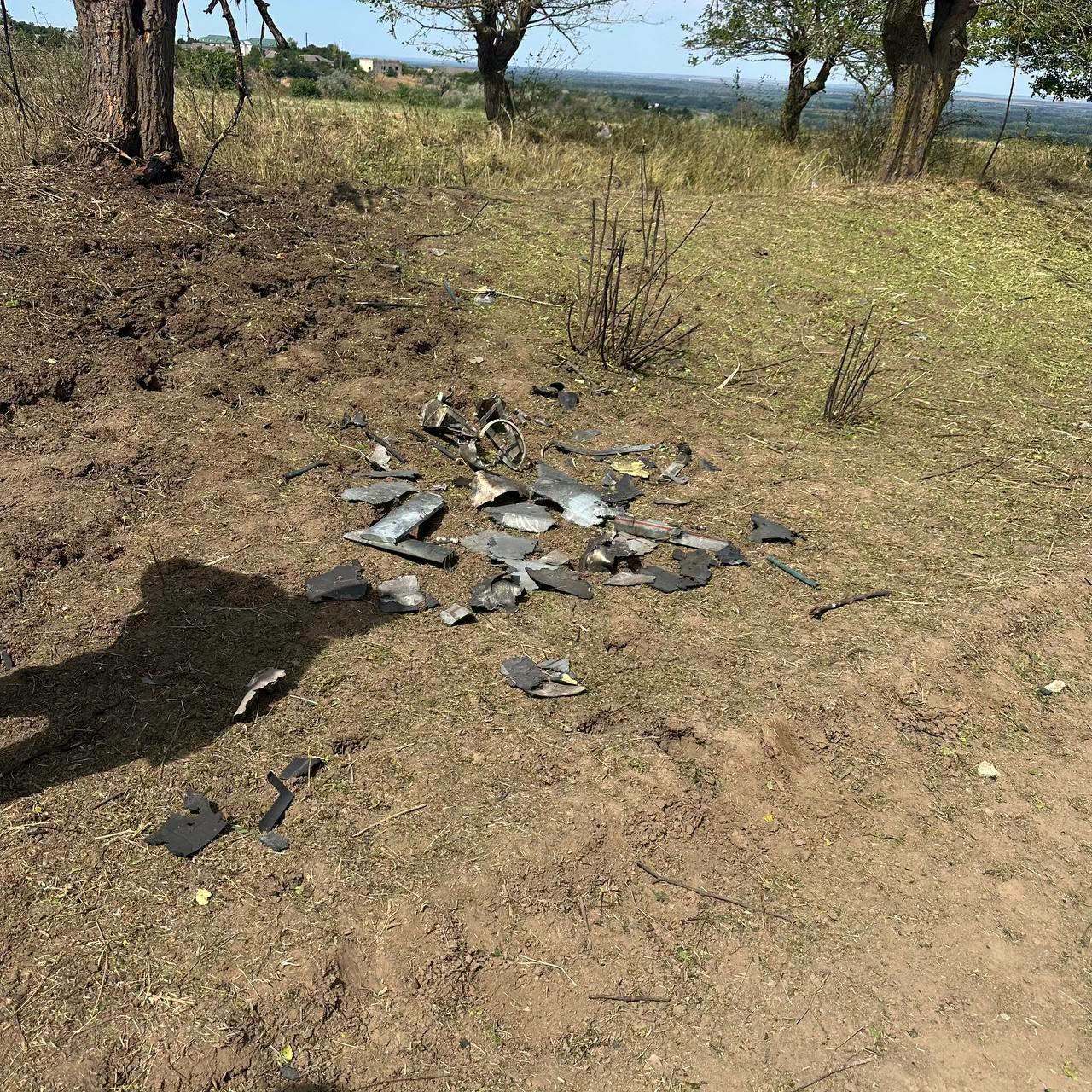 O dronă ar fi explodat în sud-estul Republicii Moldova, provocând un incendiu de vegetație