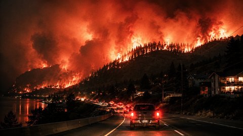 Canada - O femeie şi-a pierdut viaţa într-un incendiu forestier de proporţii