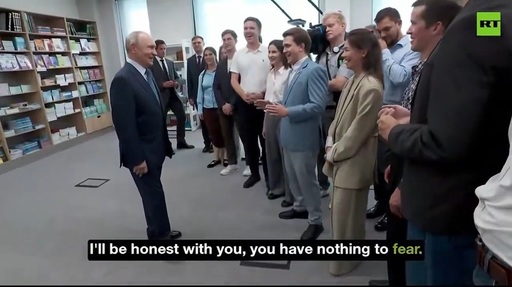 Putin le spune unor studenţi, la Universitatea de stat din Novosibirsk, în Siberia, că nu-i este ”frică niciodată de nimic”, în faţa ”ameninţărilor” inteligenţei artificiale