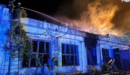 Infrastructura portului ucrainean Izmail a fost incendiată în urma unui atac al Rusiei
