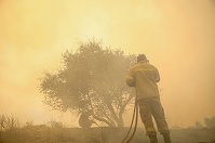 Grecia emite o alertă ridicată de incendii de vegetaţie pentru duminică, în condiţiile în care vântul puternic persistă
