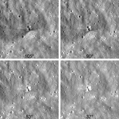 Imaginile NASA dezvăluie craterul lăsat în urmă de prăbuşirea unei rachete SpaceX pe Lună / Identificarea exactă a locului, un efort global / Provocările fotografierii locului exact al impactului