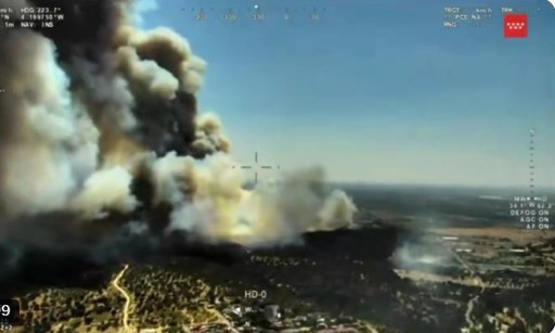Un nou incendiu a izbucnit la vest de Madrid