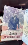 Eric Trump îşi prezintă noul paşaport în ediţie limitată, cu chipul tatălui său: „Îmi place la nebunie” - VIDEO
