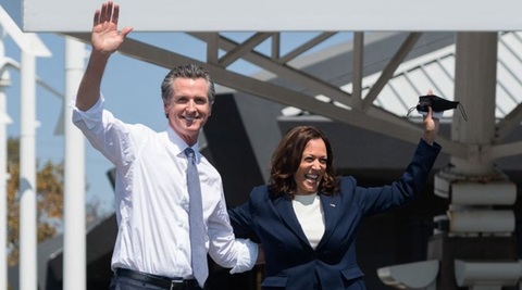 Gavin Newsom exclude să candideze, dacă Kamala Harris candidează la preşedinţie în 2028