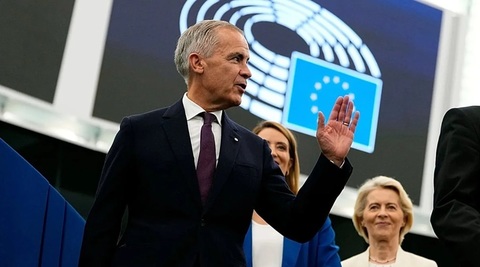 Mark Carney salută şi primeşte favorabil, într-un discurs în Parlamentul European, o apropiere a Canadei de UE. ”Nimeni nu va dicta Canadei cu cine să semneze acorduri”, îi spune lui Trump