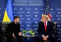 Trump dă asigurări, într-o întâlnire cu Zelenski, în marja Adunţării Generale a ONU, la New York, că are o ”relaţie foarte bună” cu el şi laudă ”foarte bunii combatanţi ucraineni”