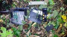 R. Moldova - Resturi ale unei drone inscripţionate cu denumirea Geran-4, găsite în apropierea frontierei - FOTO