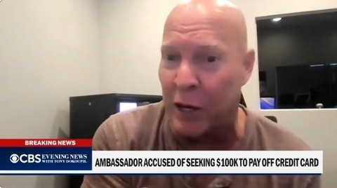 Omul de afaceri căruia Kimberly Guilfoyle i-ar fi cerut 100.000 de dolari spune că a fost o tranzacţie de tip „bani contra influenţă” în cadrul administraţiei şi consideră că ambasadoarea ar trebui demisă