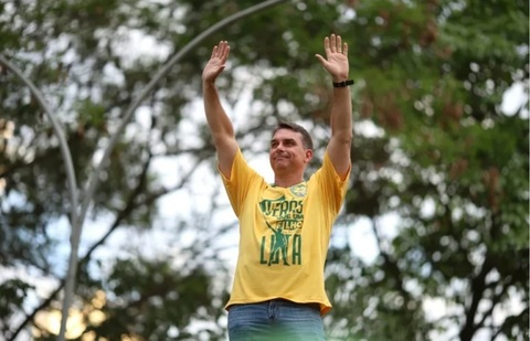 Netanyahu îl invită pe Flavio Bolsonaro în Israel