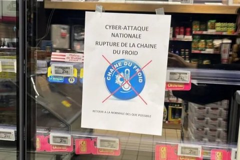 Zi neagră în supermarketurile franceze în urma unui atac cibernetic de amploare care a afectat în special frigiderele. Acestea s-au încălzit la 50 de grade. Tone de marfă congelată a trebuit aruncată