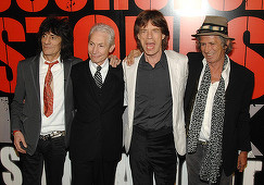 Membrii trupei The Rolling Stones au participat la vernisajul unei expoziţii care le este dedicată