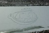 Un portret uriaş al cosmonautului Iuri Gagarin, realizat în zăpadă, în Rusia - VIDEO