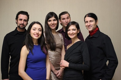 Jazzappella cântă în deschierea concertului Paolo Fresu & Ralph Towner, de la Sala Radio