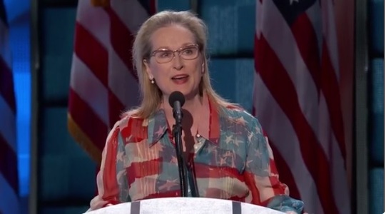 Meryl Streep a susţinut un discurs pasionant la Convenţia Partidului Democrat, marţi seară, în sprijinul lui Hillary Clinton. VIDEO
