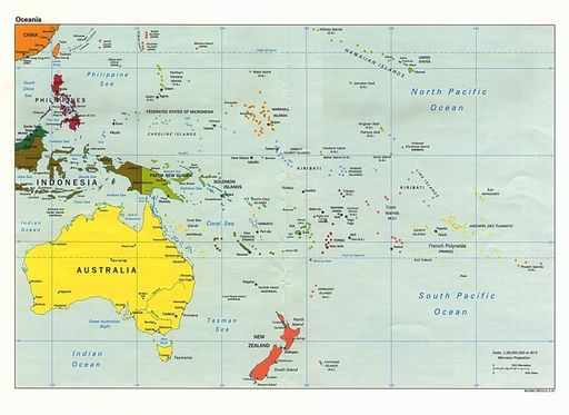 Australia nu se mai află în locul indicat de hărţile actuale 