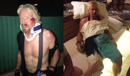 Richard Branson afirmă că a crezut că va muri într-un accident de bicicletă pe Insula Virgin Gorda