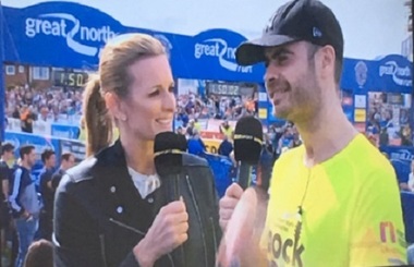 Nick Baines, clăparul trupei Kaiser Chiefs, a participat în scopuri caritabile la cel mai important semimaraton din lume