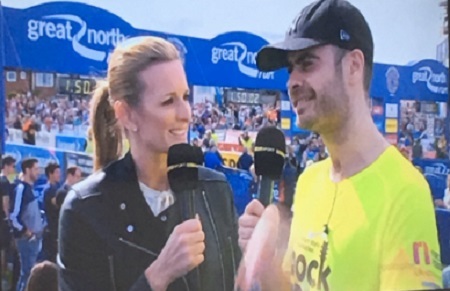 Nick Baines, clăparul trupei Kaiser Chiefs, a participat în scopuri caritabile la cel mai important semimaraton din lume