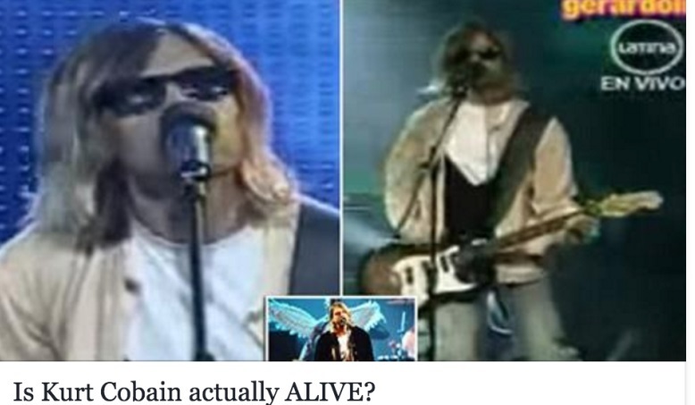 Administratorii contului de Facebook al trupei Nirvana îi ironizează pe adepţii unei noi teorii a conspiraţiei care îl vizează pe Kurt Cobain