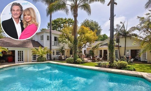 Kurt Russell şi Goldie Hawn au scos la vânzare proprietatea lor din Los Angeles pentru suma de 7,25 milioane de dolari