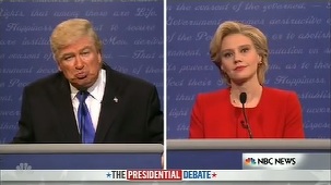 Alec Baldwin şi Kate McKinnon au întrerupt emisiunea ”Saturday Night Live” şi le-au cerut americanilor să meargă la vot