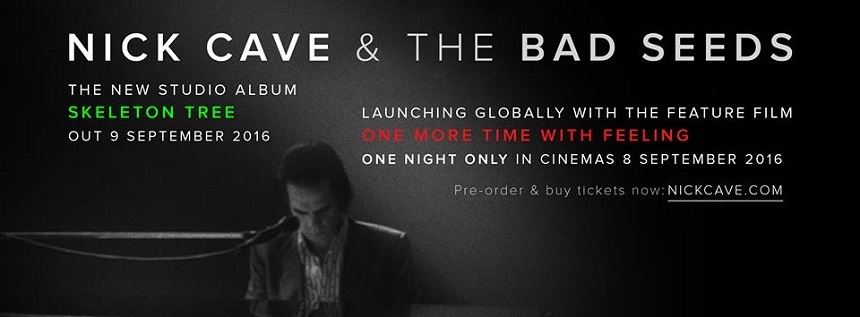 Documentarul ”Nick Cave & The Bad Seeds: One More Time With Feeling” va fi prezentat în proiecţie unică pe 1 decembrie, la cinematograful Muzeului Ţăranului