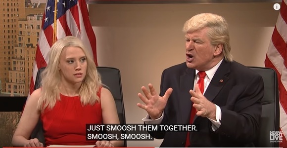 Donald Trump a spus că ”nu există nimic amuzant” în emisiunea ”Saturday Night Live”, însă audienţa show-ului cunoaşte o creştere spectaculoasă